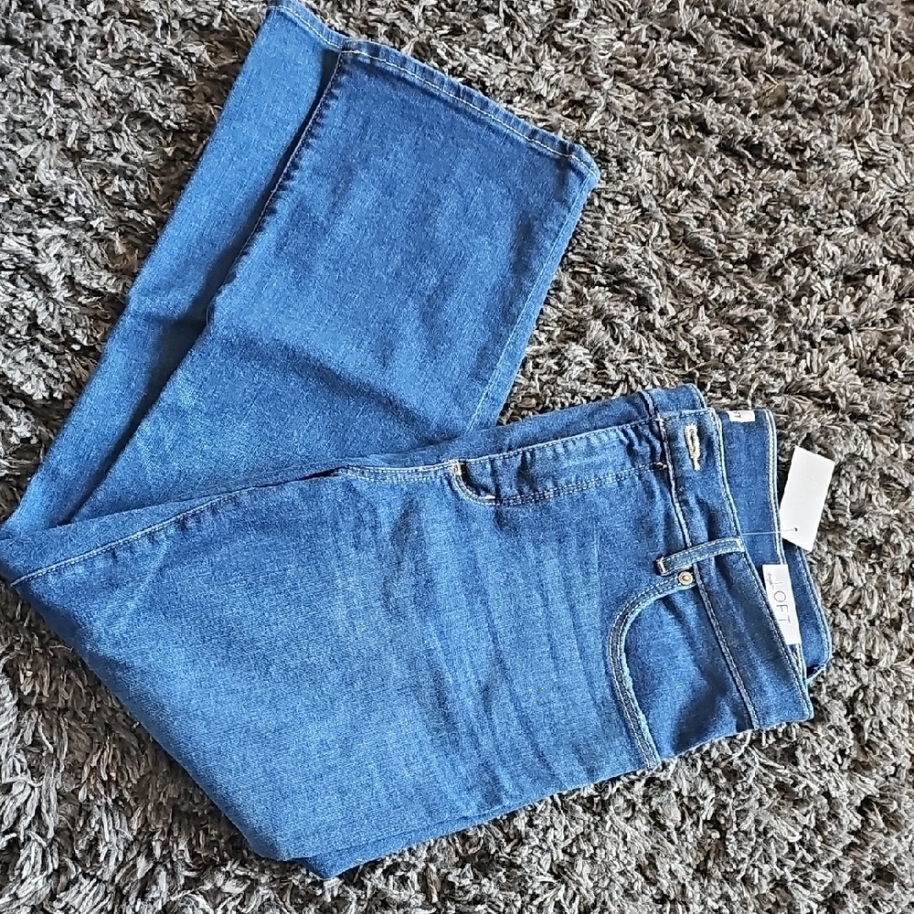LOFT THE SLIM Mid A Rise Ankle Jeans
